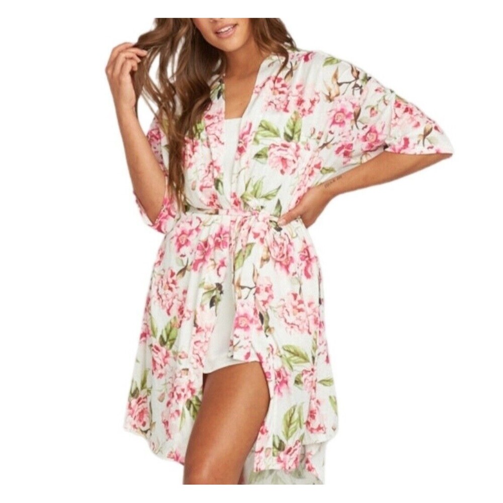 Show Me Your MuMu Rose Floral Robe